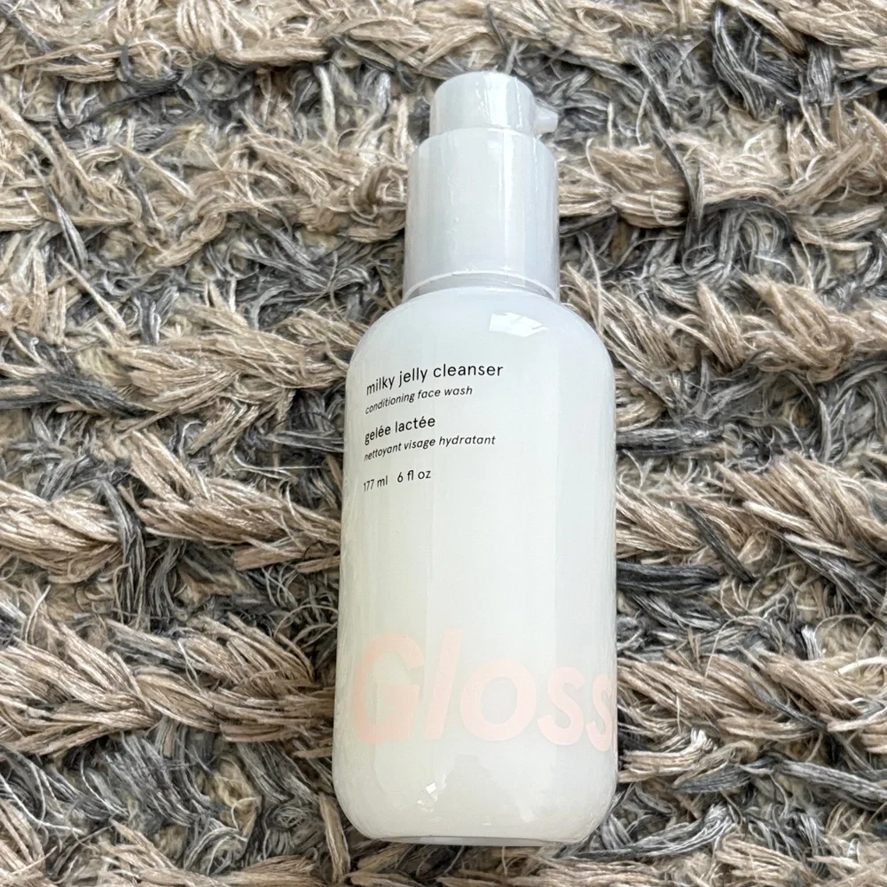 New ! Glossier Milky Jelly Cleanser + Skywash Lid Tint - Pebble, Combo Gift Set💝 - Picture 2 of 7